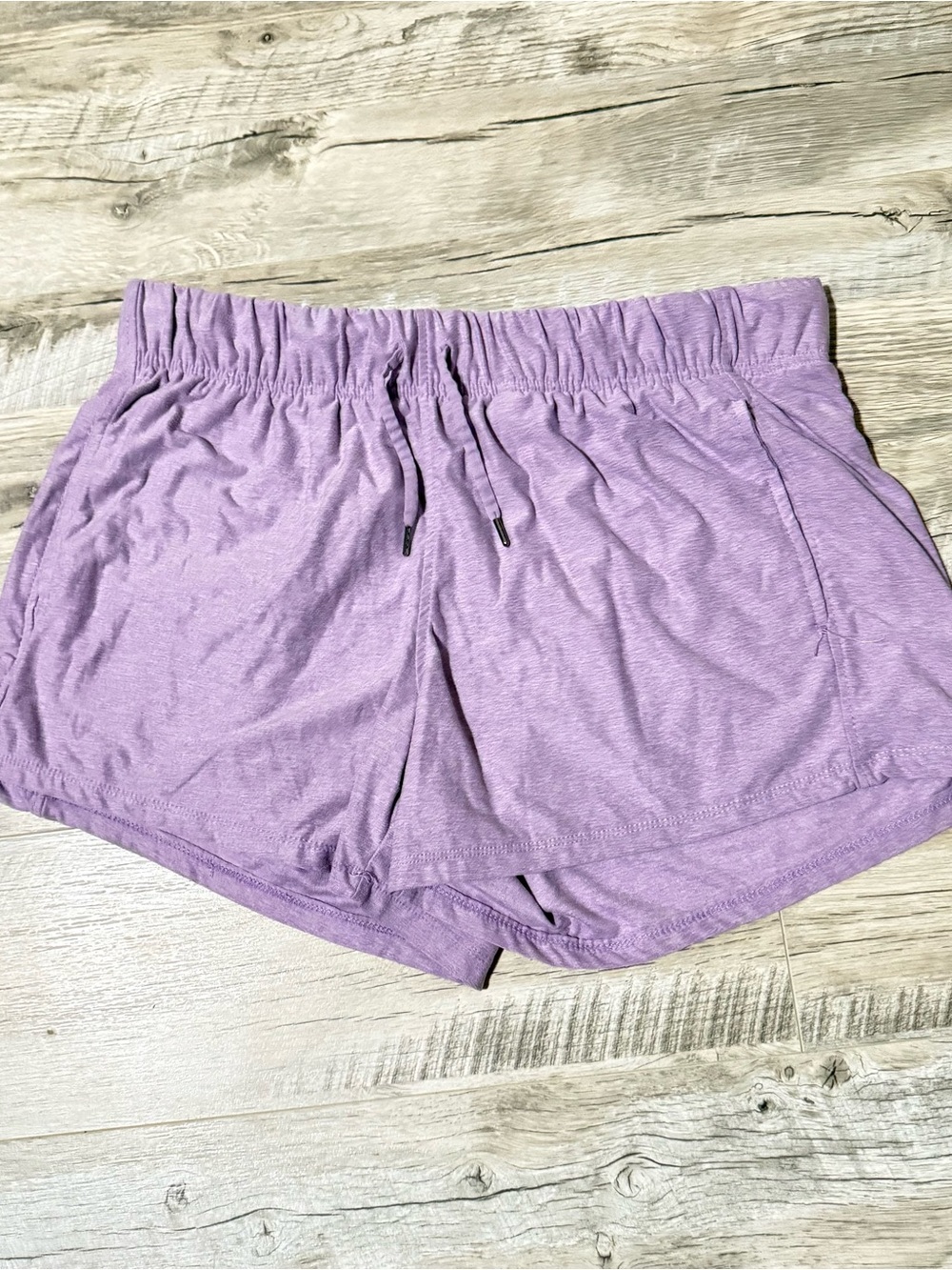 Athletic Works Lavender Drawstring Athletic Shorts